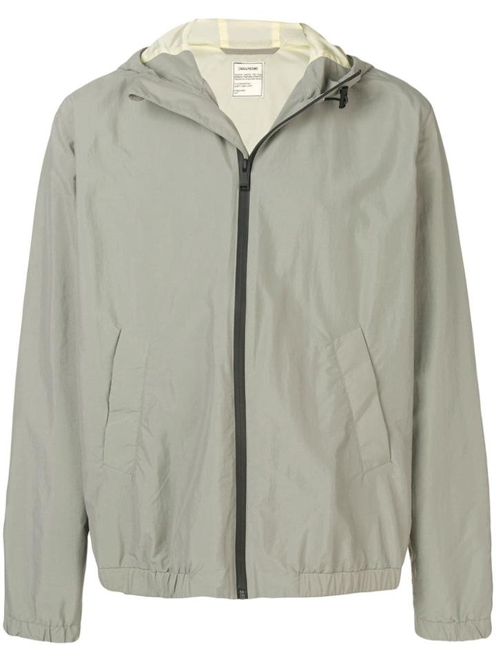 Zadig & Voltaire Hooded Zip-up Jacket - Green