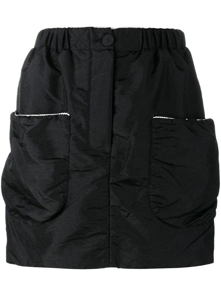 Jw Anderson Patch Pocket Mini Skirt - Black