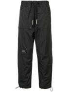 A-cold-wall* Drawstring Track Trousers - Black