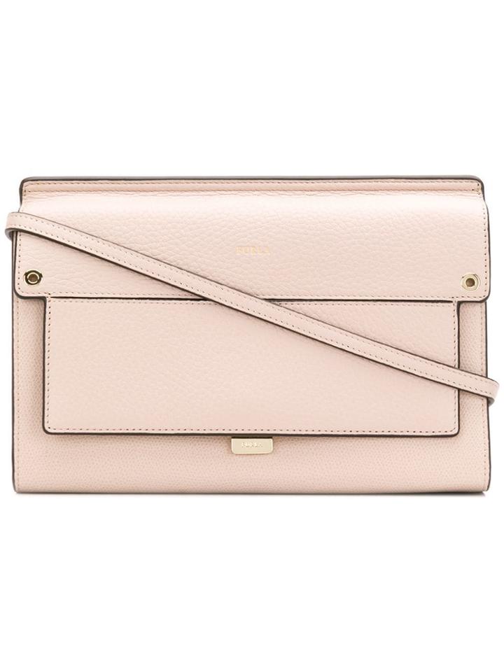 Furla Structured Crossbody Bag - Neutrals