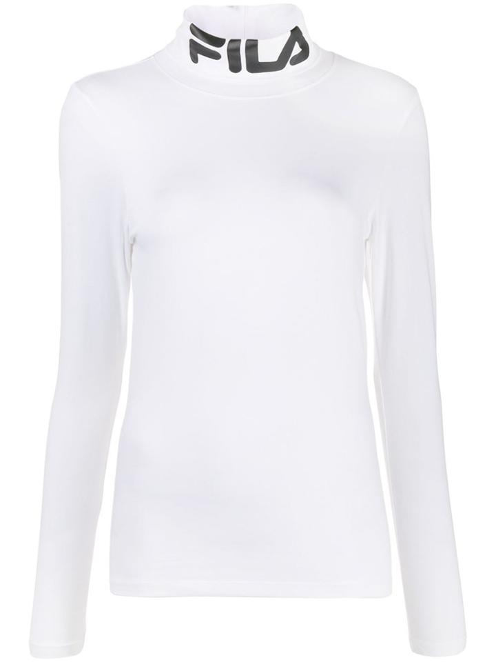 Fila Yvette Roll Neck Top - White