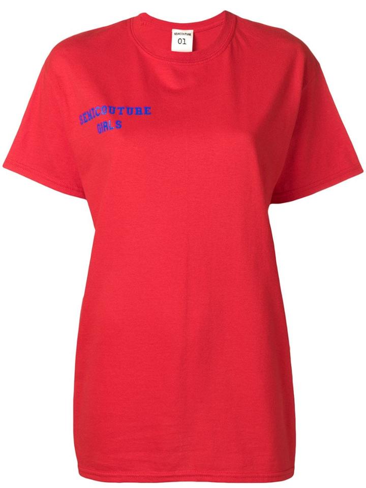 Semicouture 'valentina' T-shirt - Red