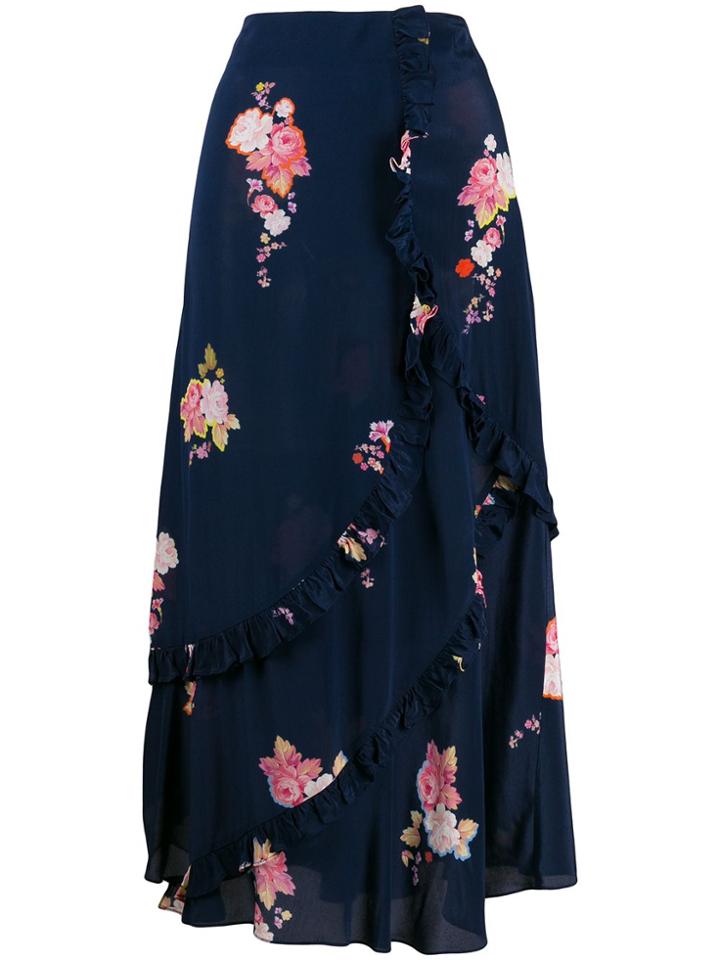 Preen Line Nevah Tiered Skirt - Blue