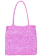 Maryam Nassir Zadeh Valentina Knitted Pouch Bag - Pink & Purple