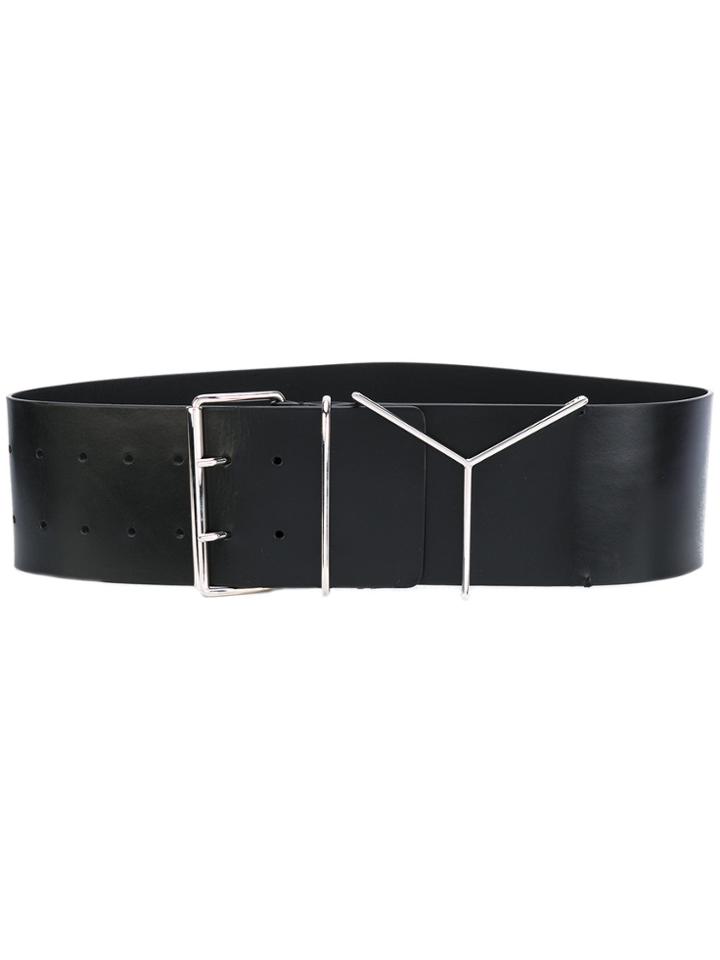 Y / Project 'y' Buckle Belt - Black