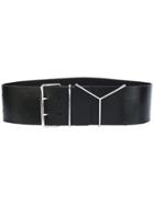 Y / Project 'y' Buckle Belt - Black