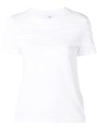 7 For All Mankind Frilled Detail T-shirt - White