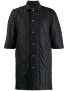 Rick Owens Drkshdw Quilted Button-up Shirt - Black