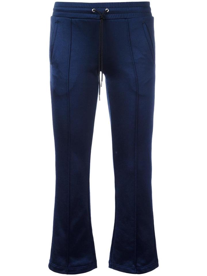 Mm6 Maison Margiela - Flared Sweatpants - Women - Cotton/polyester - M, Blue, Cotton/polyester