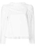 Atlantique Ascoli Ruffled Blouse - White