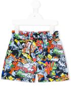 Kenzo Kids - Printed Swim Shorts - Kids - Polyester - 12 Yrs, Boy's