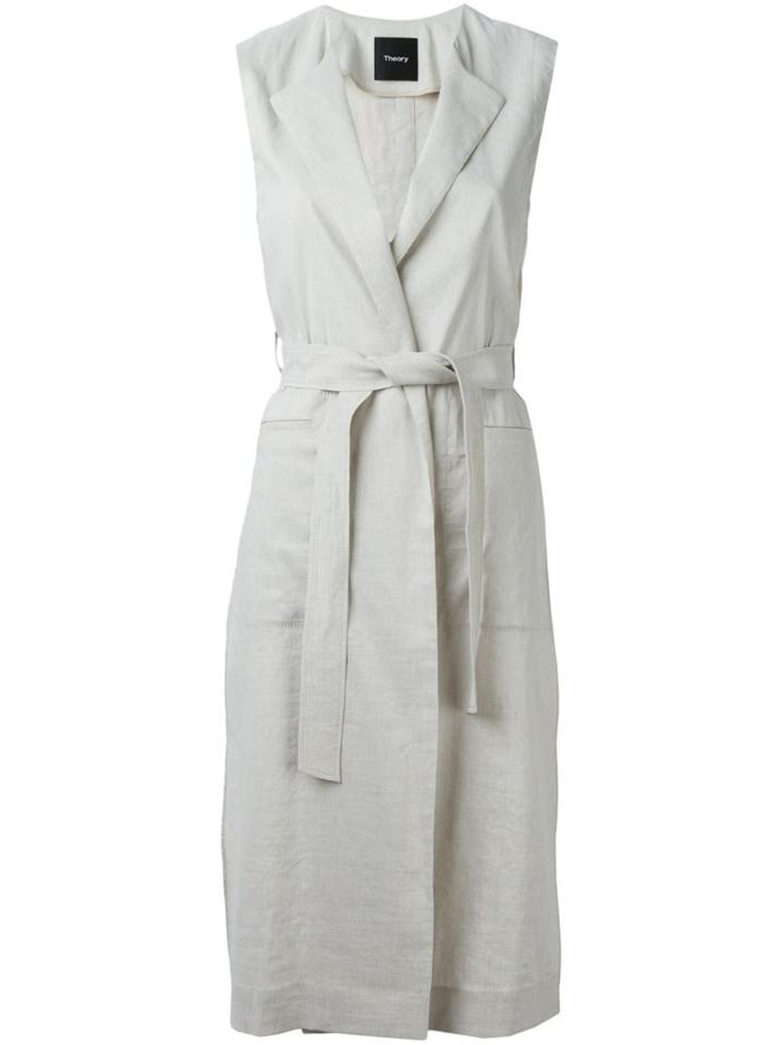 Theory Sleeveless Longline Coat