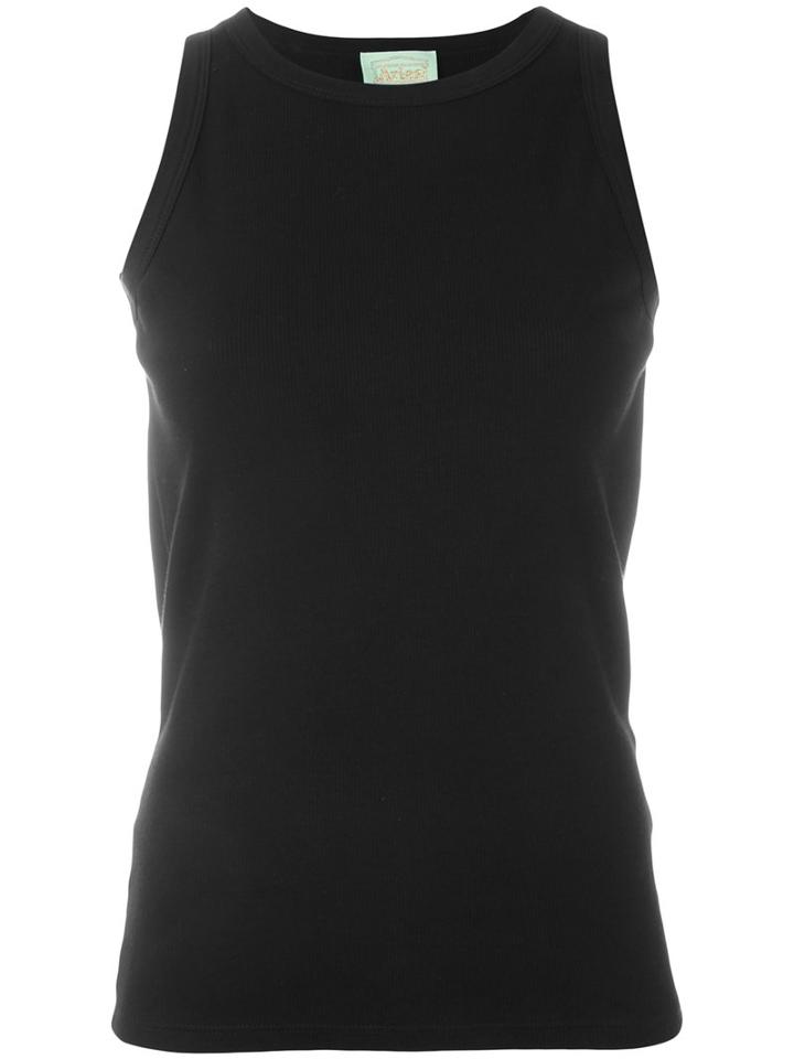 Aries - Open Back Tank - Women - Cotton - 2, Black, Cotton