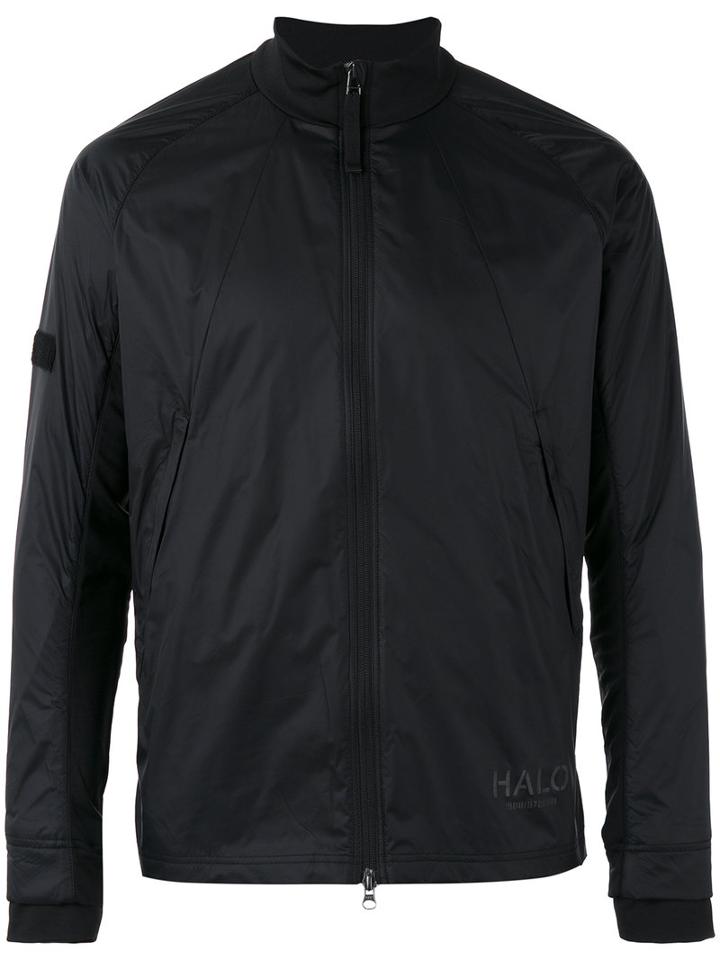 Halo - Zipped Windbreaker Jacket - Men - Polyamide/polyester/spandex/elastane - M, Black, Polyamide/polyester/spandex/elastane
