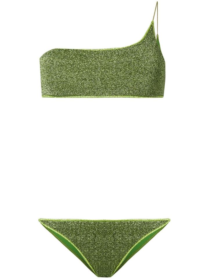 Oseree One-shoulder Bikini - Green