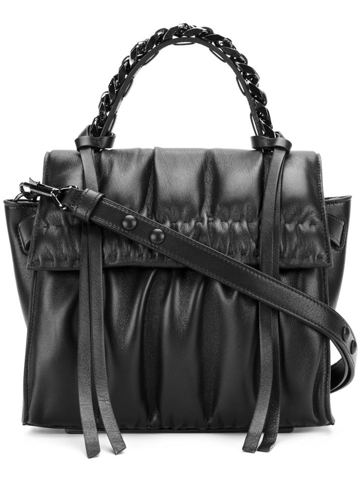Elena Ghisellini Angel Glove Small Tote - Black