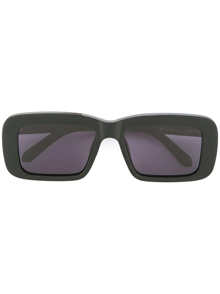 Karen Walker Admiral Boom Sunglasses - Black