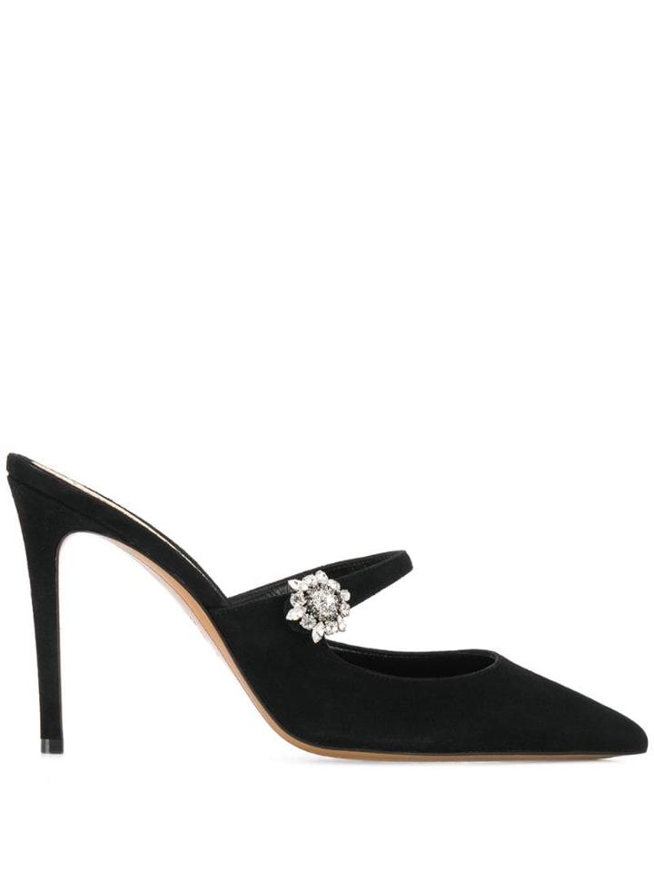 Alexandre Vauthier Heeled Mckenna Mules - Black