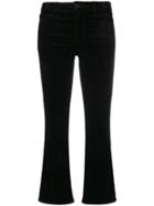 J Brand Cropped Bootcut Trousers - Black