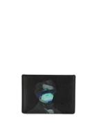 Valentino Valentino X Undercover Ufo Face Print Cardholder - Black