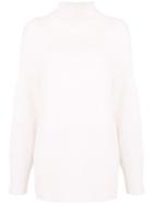 R13 Roll Neck Sweater - White