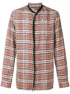 Raf Simons Belted Neck Shirt - Brown