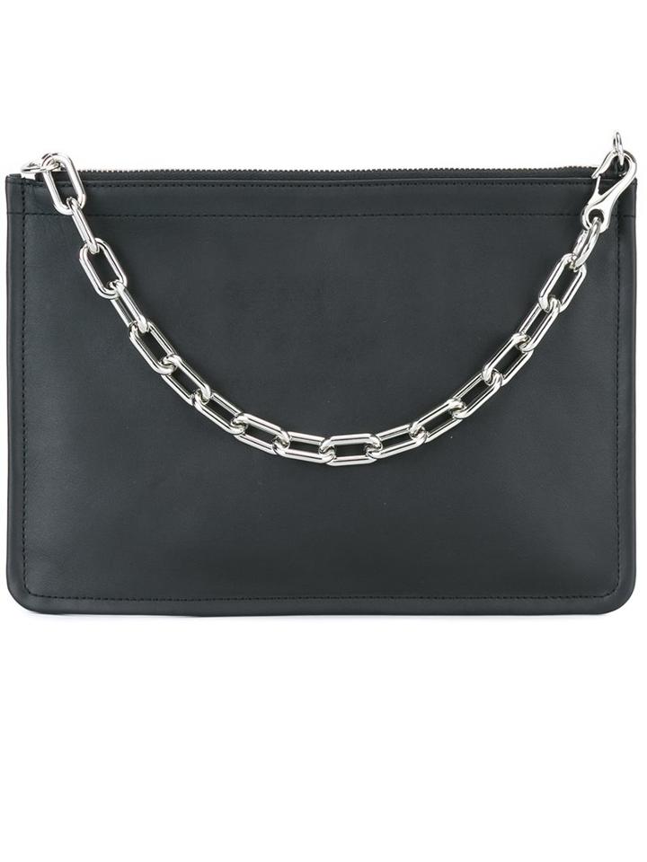 Alexander Wang 'attica' Clutch, Black, Leather