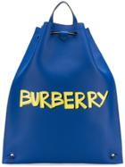 Burberry 'bobby' Backpack - Blue