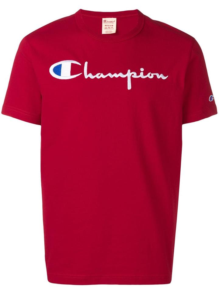 Champion Logo Patch T-shirt - Red