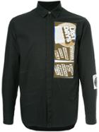 Comme Des Garçons Vintage Patch-appliqué Shirt - Black