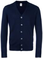 Eleventy Classic Cardigan, Men's, Size: Large, Blue, Silk/merino