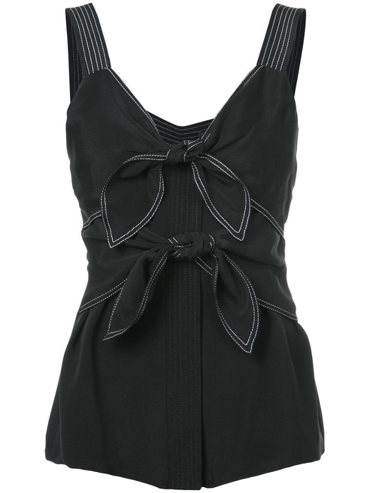 Derek Lam Cami With Knot Detail - Black