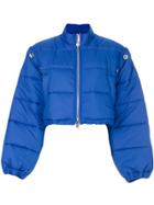 3.1 Phillip Lim Cropped Puffer Jacket - Blue