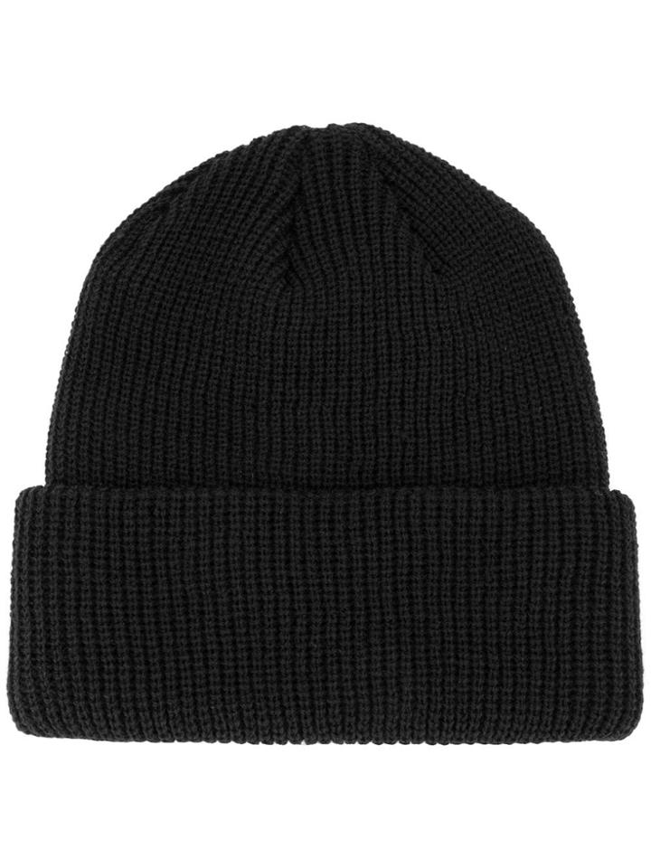 Unused Ribbed Beanie - Black