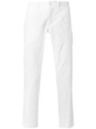 Jacob Cohen Rolled Cuff Trousers - White