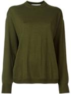 Givenchy Slit Sleeve Sweater - Green