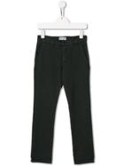 Paolo Pecora Kids Teen Mid-rise Slim-fit Trousers - Grey