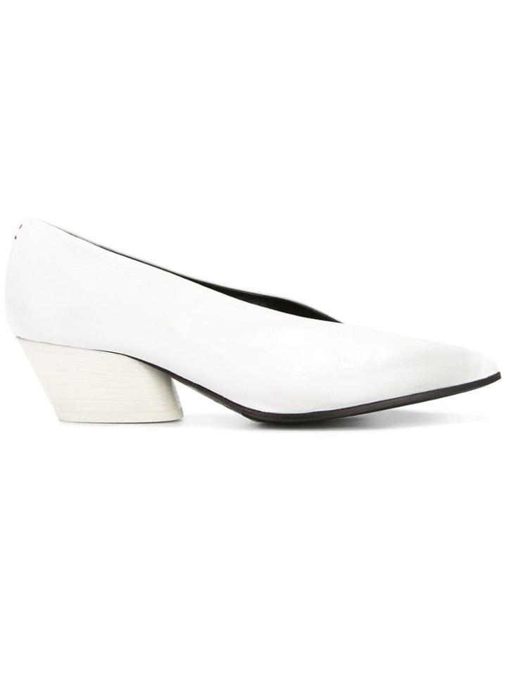 Chuckies New York Julienne Pumps - White