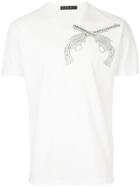Roar Studded Pistols Detail T-shirt - White