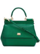 Dolce & Gabbana Small 'sicily' Tote, Women's, Green