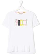 Emilio Pucci Junior Teen Logo Print T-shirt - White