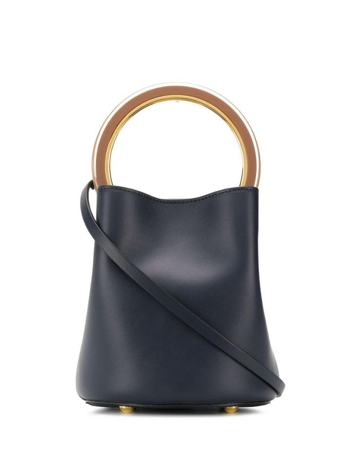 Marni Mini Pannier Bucket Bag - Blue