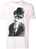 Education From Youngmachines Charles Chaplin T-shirt - Pink & Purple