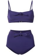 Morgan Lane High Waisted Maya Bikini Set - Purple