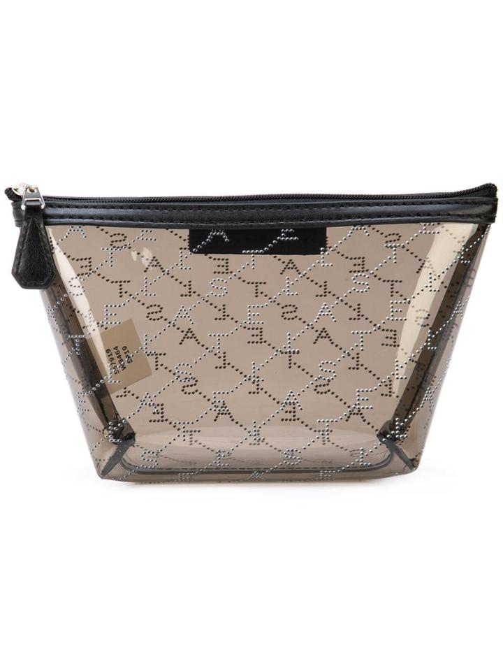 Stella Mccartney Monogram Make Up Bag - Black