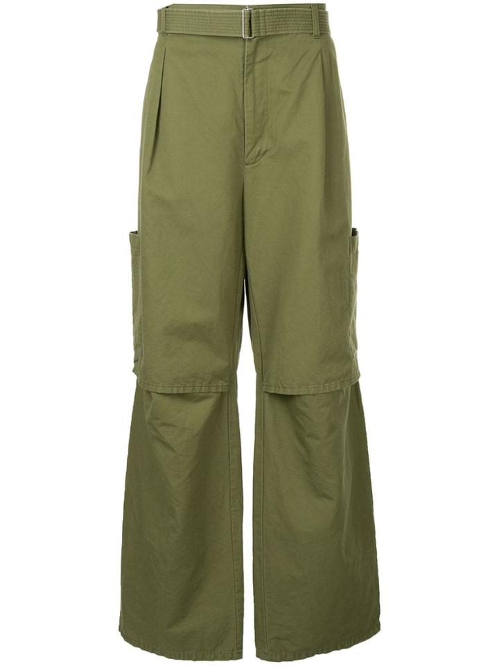 Ambush Nobo Slit Cargo Trousers - Green