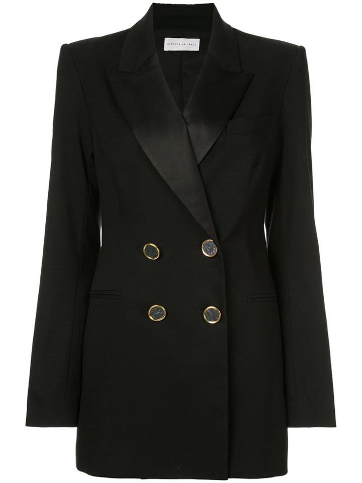 Rebecca Vallance Jacqueline Double Breasted Blazer - Black