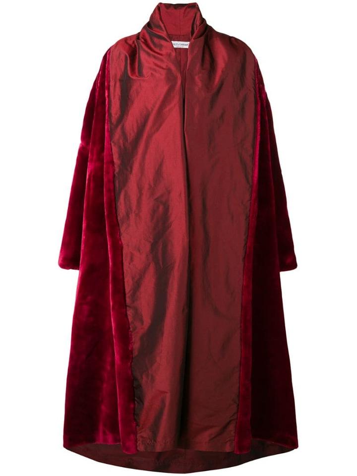 Dolce & Gabbana Pre-owned 1990 Oversized Coat - Red