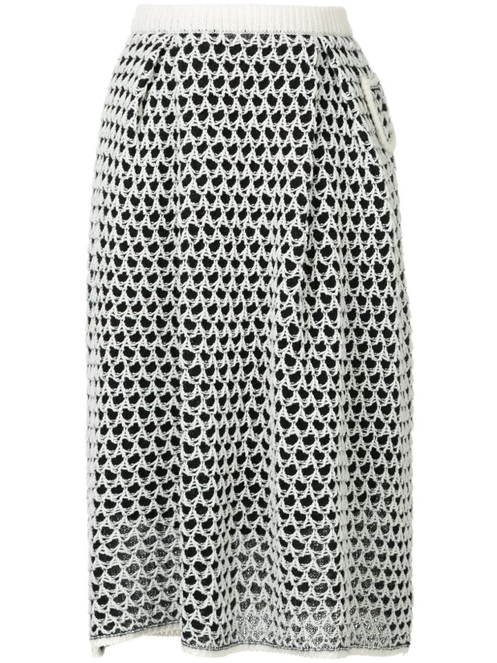 Writtenafterwards Knitted Midi Skirt - Black