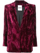Koché Tailored Fitted Blazer - Pink & Purple